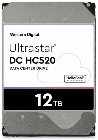 WESTERN DIGITAL Tvrdi disk Ultrastar He12, 3.5", 12 TB, SAS, 256 MB cache, 7200 okr./min